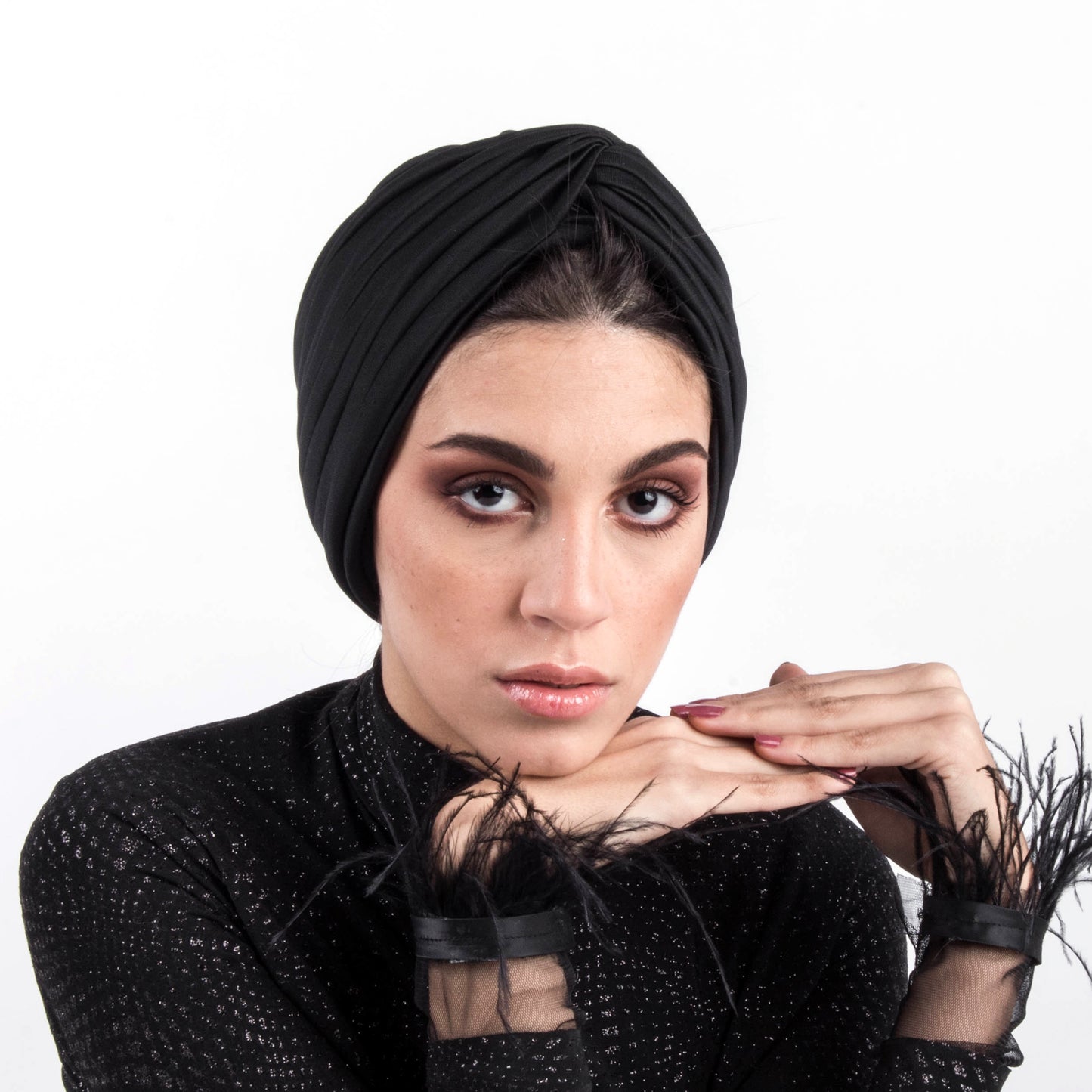 Twisted lines turban